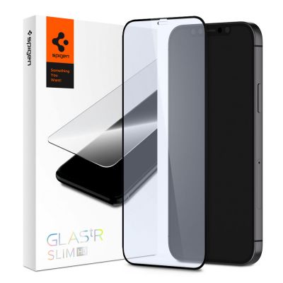 ฟิล์ม SPIGEN iPhone 12 Pro Max Tempered Glass Full Cover HD