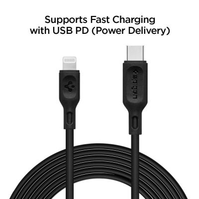 สายชาร์จ SPIGEN Essential C10CL USB-C to Lightning Cable [1m.]